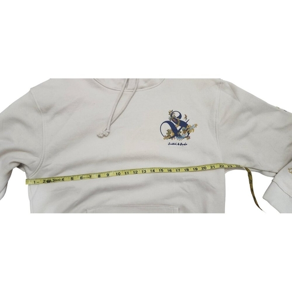 Scotch & Soda Amsterdam Hoodie - Embroidered Floral Design-Size Large, MSRP $118 - Picture 11 of 12